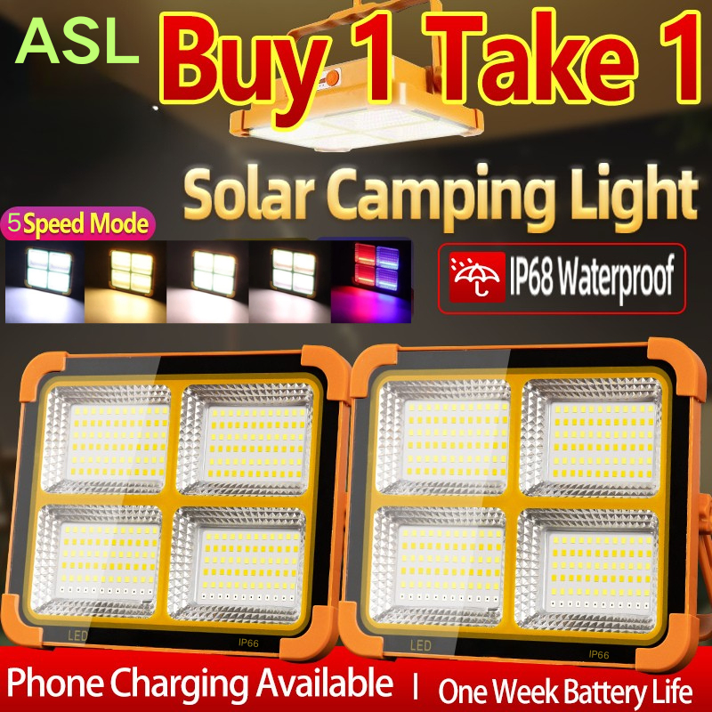 ASL Solar Emergency Light Solar Flashlight Rechargeable Outdoor ...