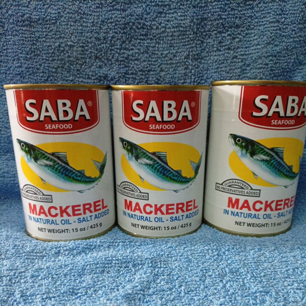 Saba Mackerel In Natural Oil Salt Added 425g | Shopee Philippines