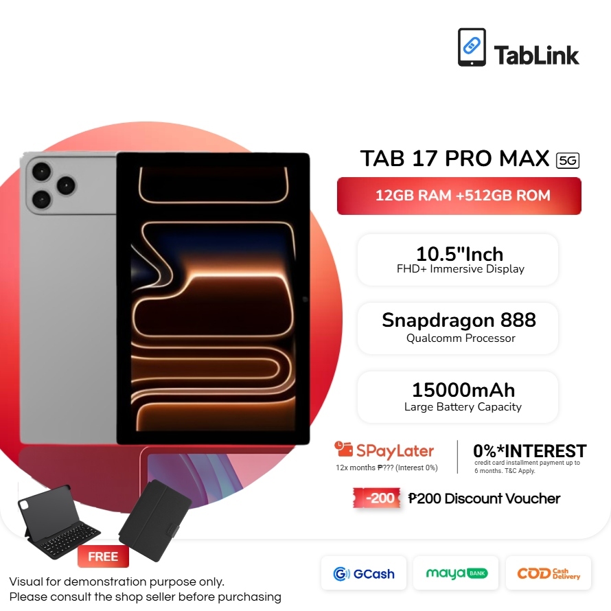 2026 Latest Model Tablet 17 Pro Max | 10.5 inches Screen | 12GB+512GB ...