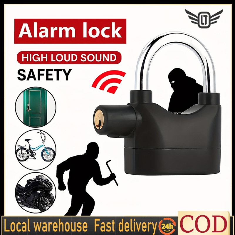 Durable Waterproof Padlock with a Robust Anti-Theft Alarm Suitable for ...