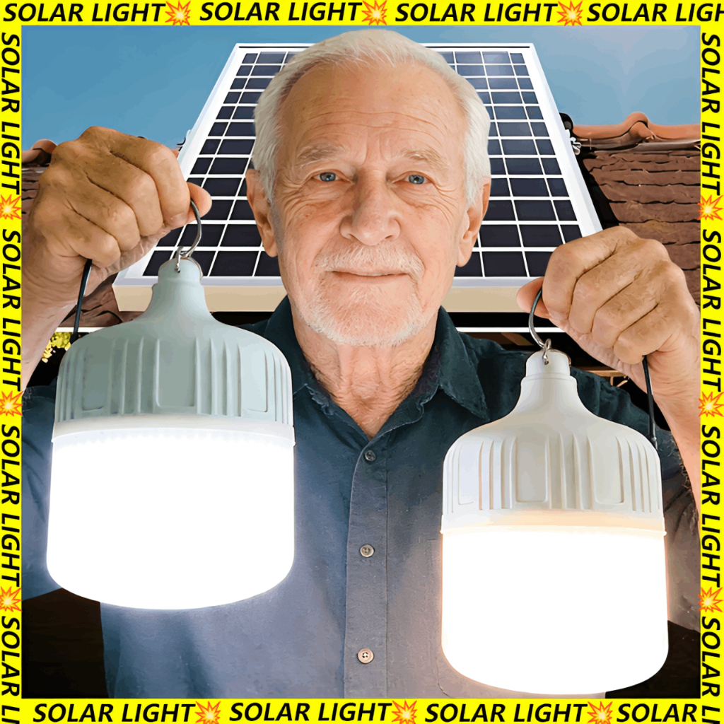 BUY 1TAKE 1 Solar Light Bulb Outdoor Waterproof LED Solar Light Indoor ...