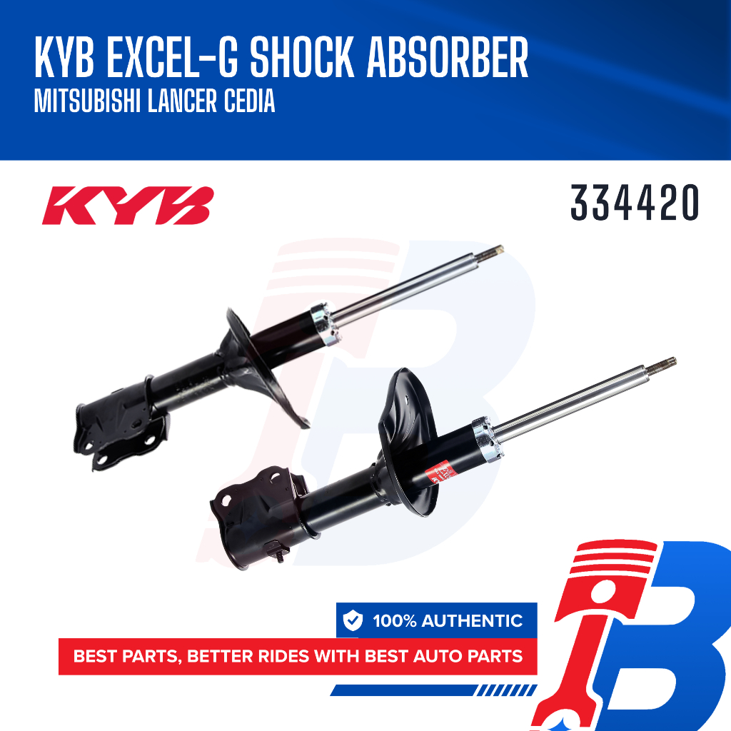 KYB (2pcs) Excel-G Shock Absorber for Mitsubishi Lancer Cedia GLX, GLS ...