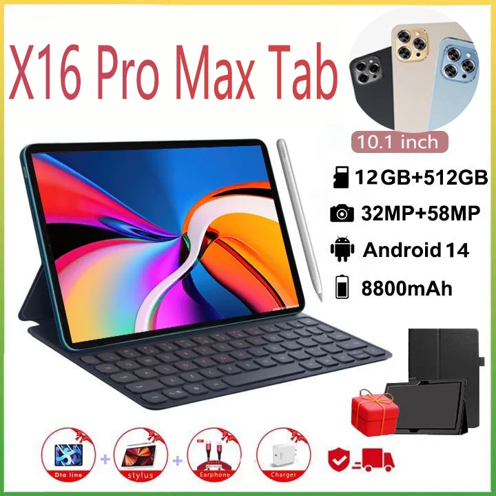 2025 New Pad X16 Pro MAX Tablet 10.1