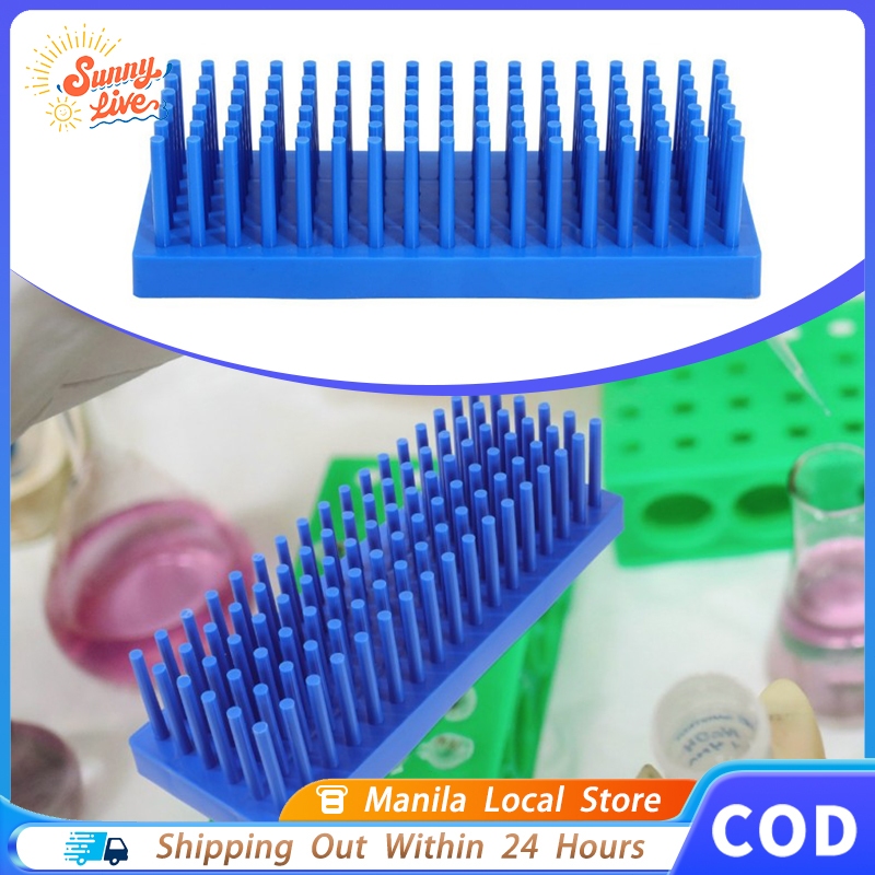 Plastic Test Tube Rack Drip Style Column Test Tube Holder For Drying ...