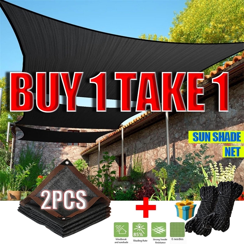 BUY 1 TAKE 1 Sunshade net UV Resistant 95% outdoor garden greenhouse ...