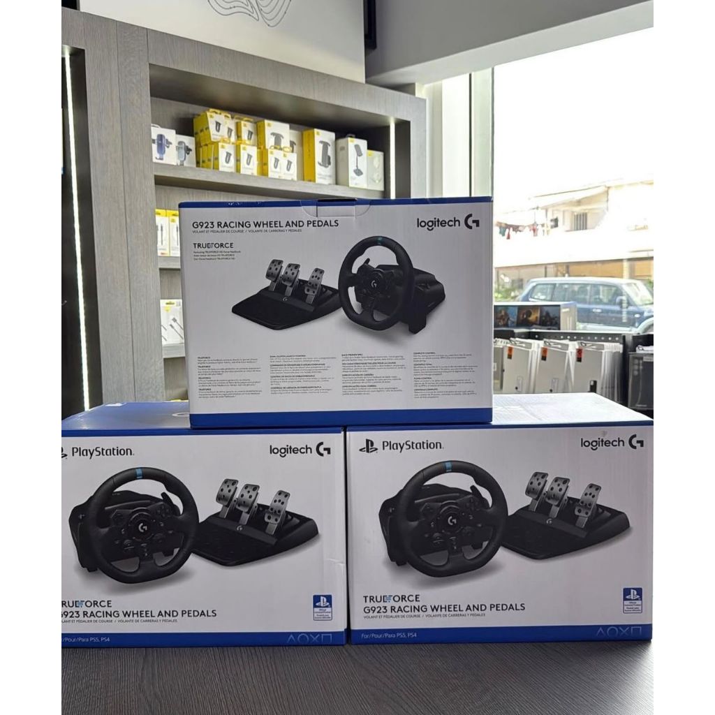Brand new Logitech G923 Racing Wheel and pedals Logitech driving force ...