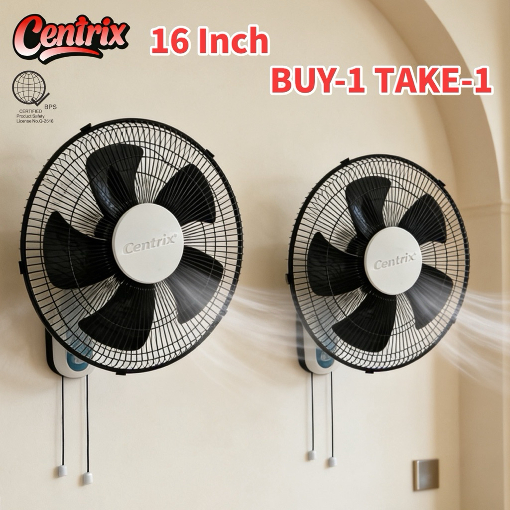 [Centrix] COD Electric Wall Fan Centrix Buy-1 Take-1 Strong Wind ...