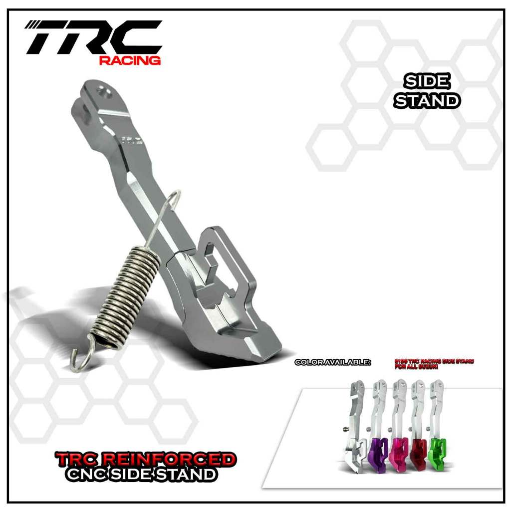 TRC RACING REINFORCED SIDE STAND for ALL SUZUKI MOTORCYCLE UNIT 8196 ...