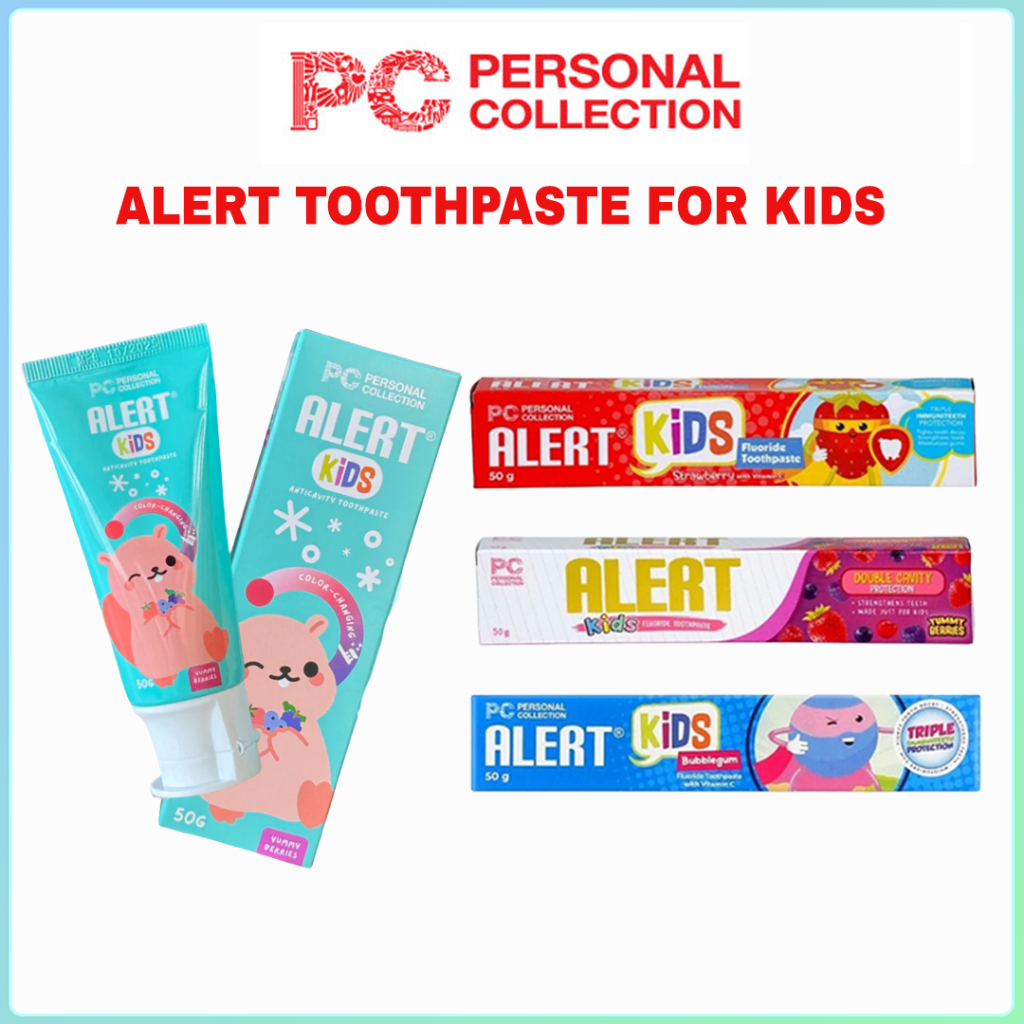 Alert Kids Fluoride Toothpaste PC Personal Collection | Shopee Philippines