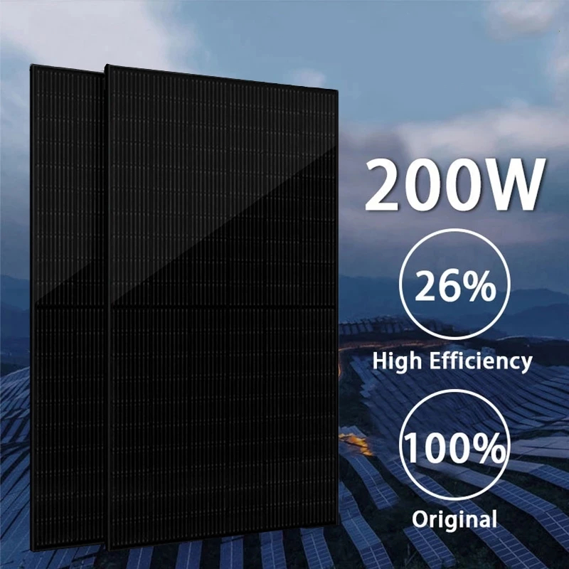 【FULL POWER Promise】 100/200 Watt Original Monocrystalline Solar Panel ...