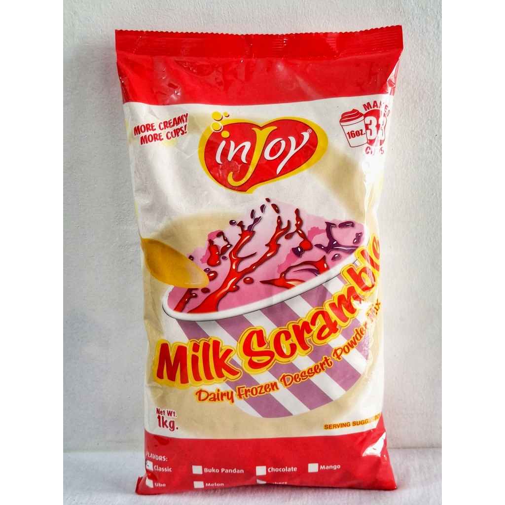 INJOY MILK SCRAMBLE POWDER MIX 1KG | Shopee Philippines
