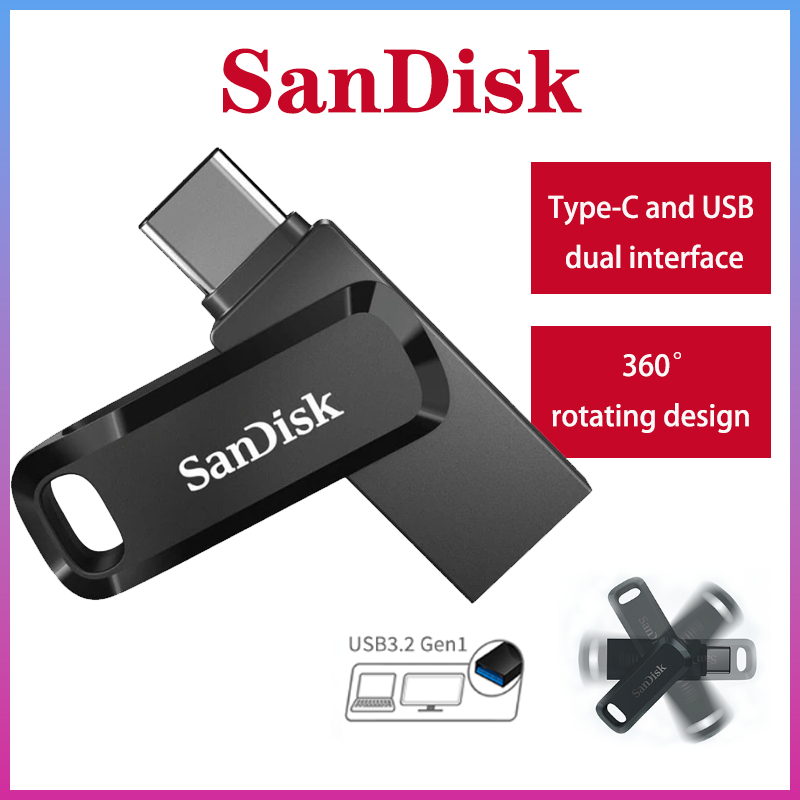 SanDisk Ultra SDDDC3 64GB 128GB 256GB 0TG/Dual Drive Go USB 3.1 and ...
