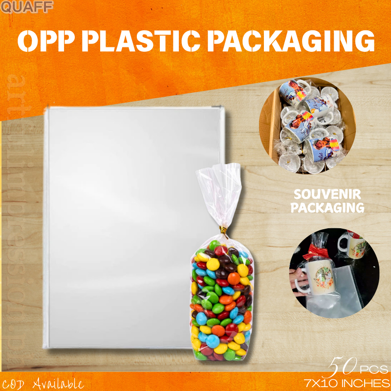 OPP Plastic Packaging for Mugs and Souvenir Packaging Non Adhesive 7x10 ...