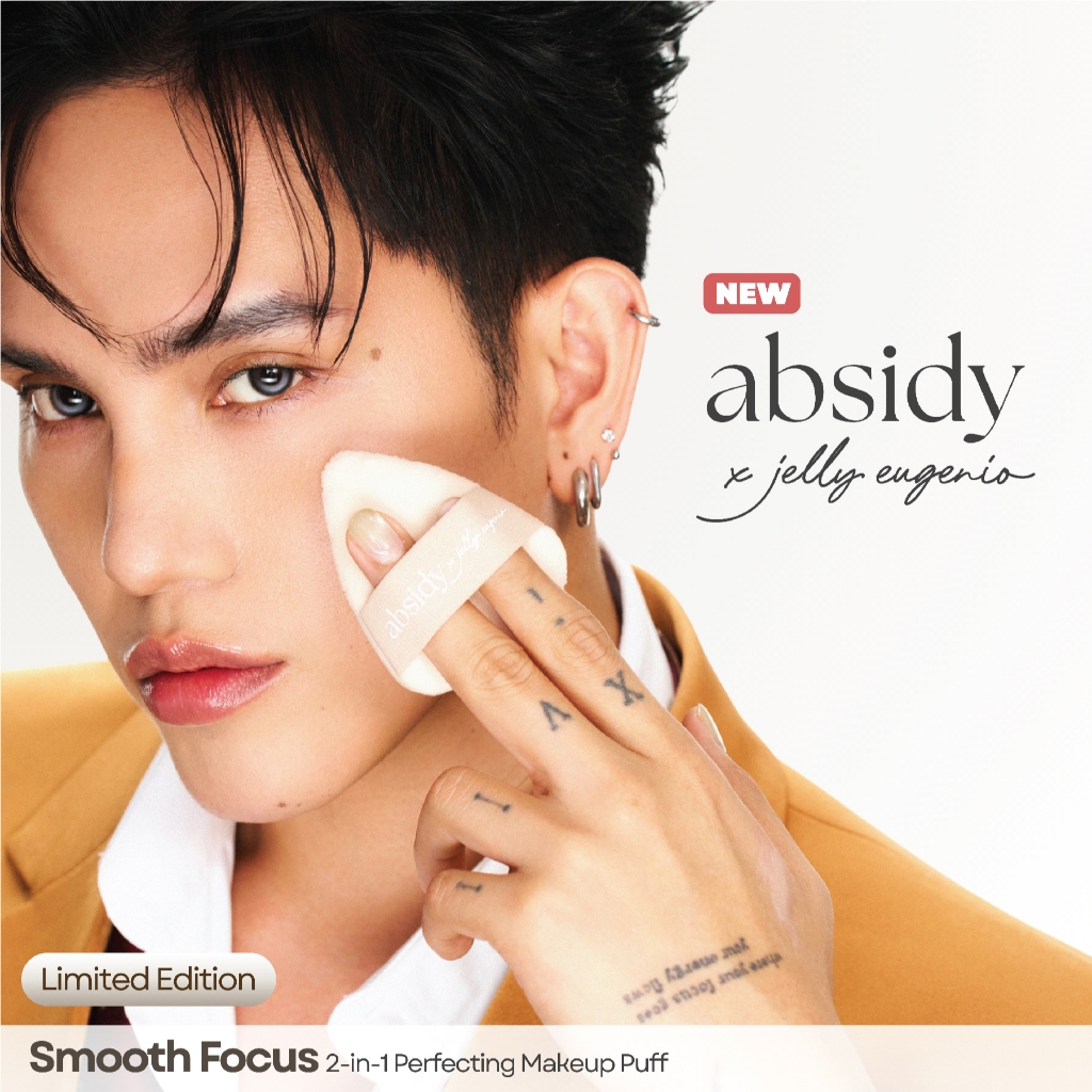 Absidy x Jelly Eugenio 2-in-1 Smooth Focus Perfecting Makeup Puff ...