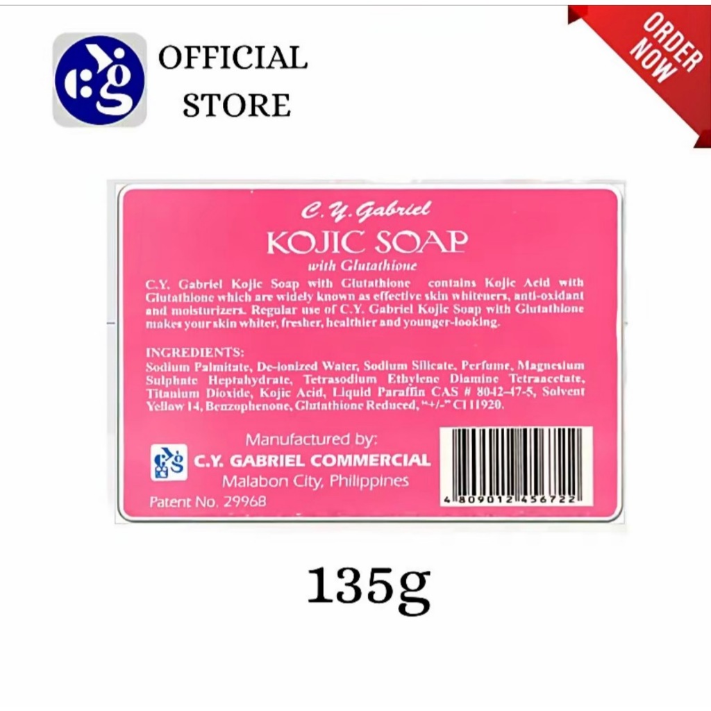 cy gabriel kojic soap with glutathione review [TRIPLE VALUE PACK] C.Y Gabriel Kojic w/ Glutathione 135g