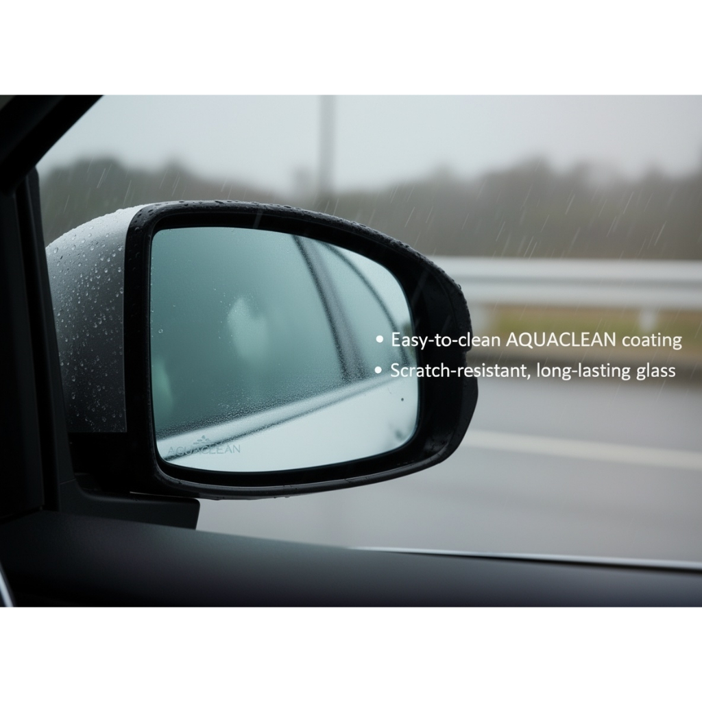HONDA Genuine Parts Aqua Clean Mirror for FIT/JAZZ/CITY (08V11-T5A