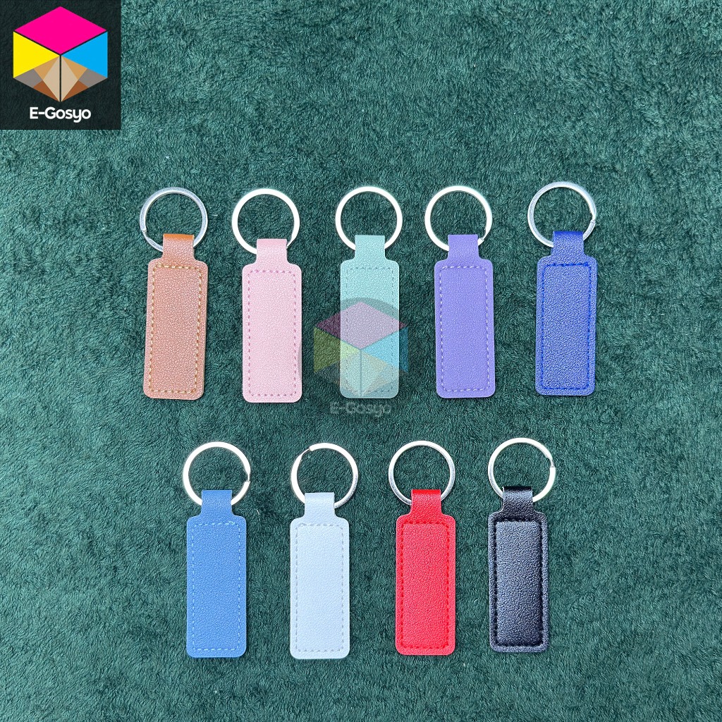 5 pcs Leather Keychain 6 x 2.5 cm | Shopee Philippines