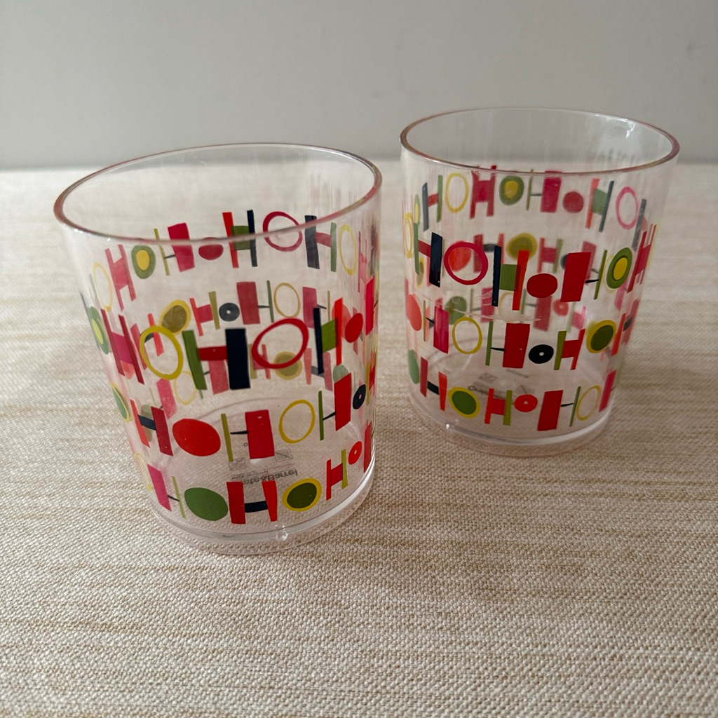 16 oz personalized plastic cups Personalized Monogram Hard Plastic Cups main image 0
