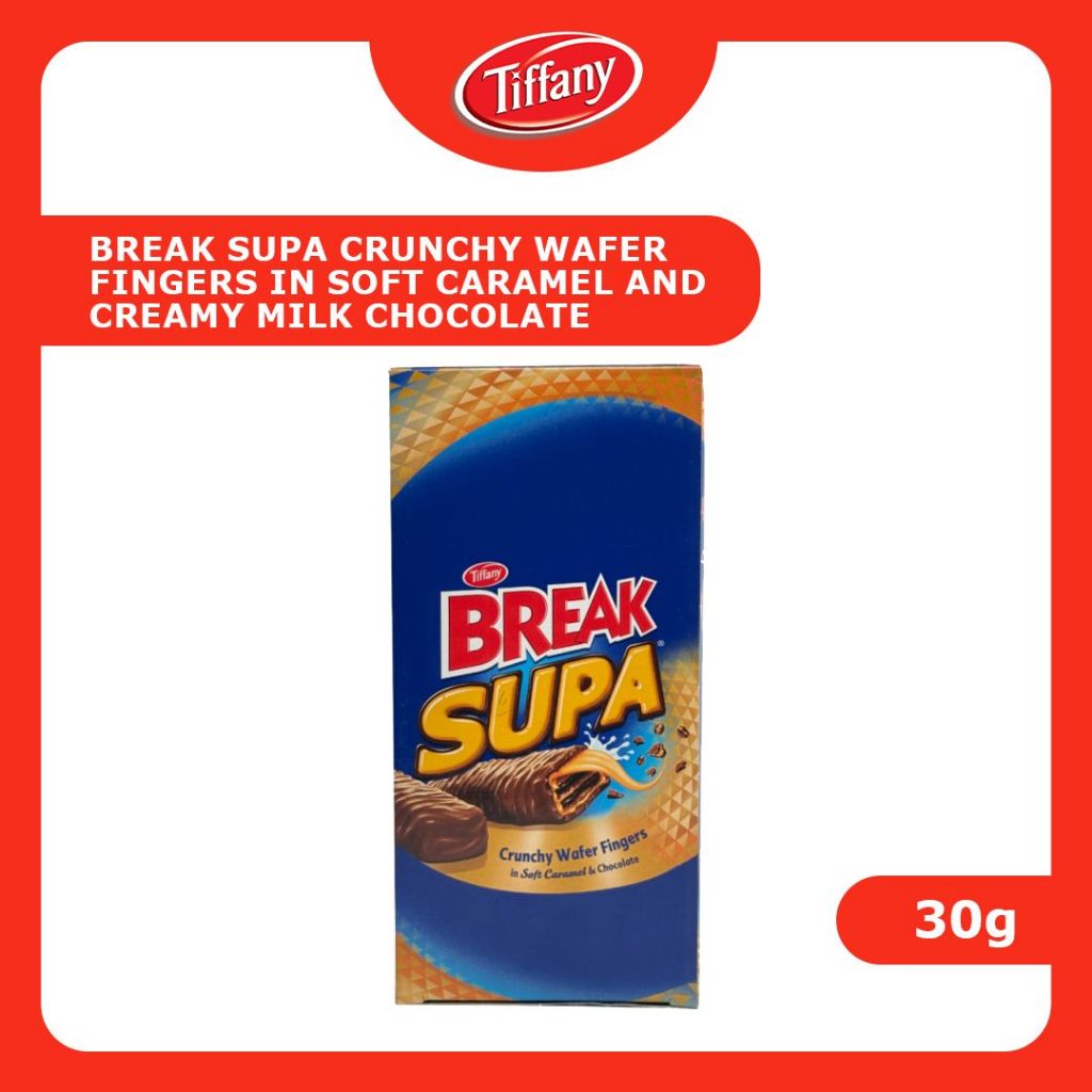 Tiffany Break Supa Crunchy Wafer Fingers in Soft Caramel and Creamy ...