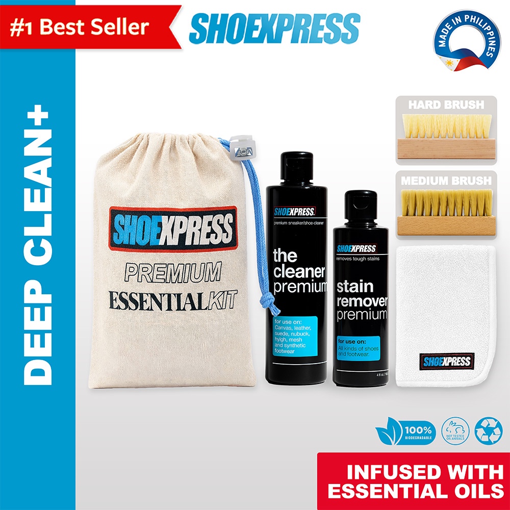 Shoexpress Shoe Cleaner DEEP CLEAN SET Complete Shoe Cleaning Kit ...
