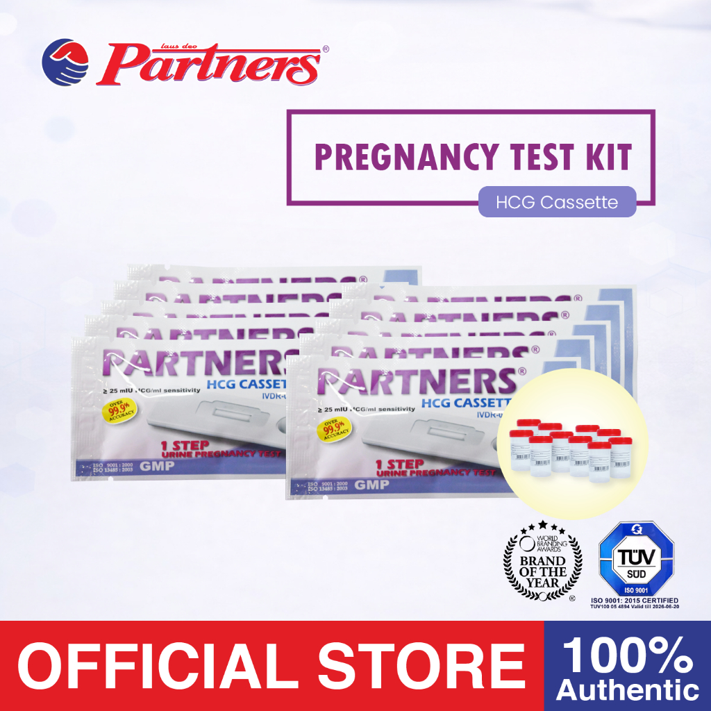 Partners Urine Pregnancy Test - 10 Pieces | Shopee Philippines