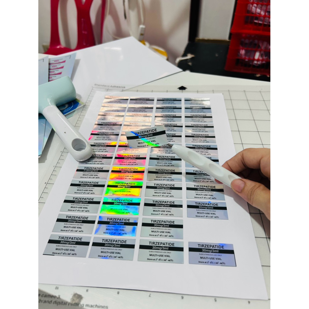 CUSTOMIZED VIAL STICKER LABEL | Shopee Philippines