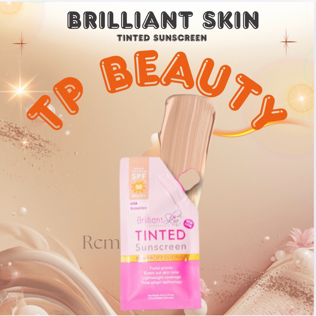 BRILLIANT SKIN TINTED SUNSCREEN with SPF 50 PA +++ | Shopee