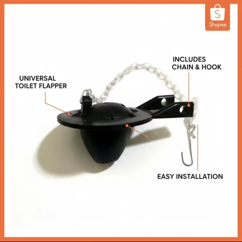 Universal Toilet Flapper Ball Replacement Valve Kit Rubber Tank Ball ...