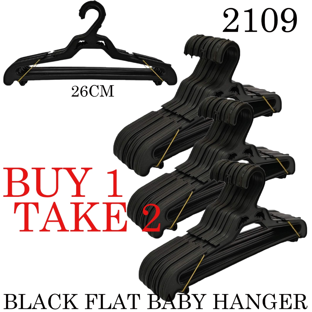 BUY 1TAKE2 -3DOZEN Child Durable Black and Trans colored flat plastic ...