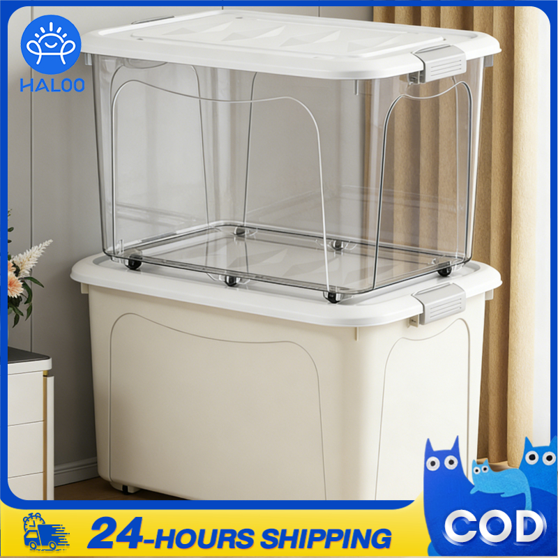 HALOO New Storage Box With Wheel Durable WaterProof Clothes Storage Toy ...