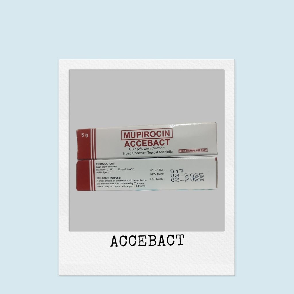 MUPIROCIN OINTMENT ACCEBACT | Shopee Philippines