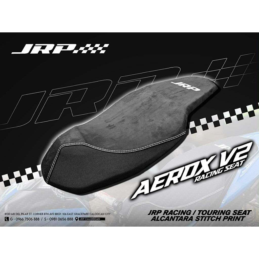 JRP RACING Seat All Matte And Alcantara for aerox v2 and aerox V3 ...