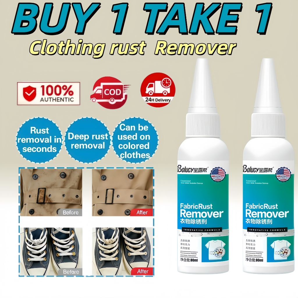 【BUY 2 TAKE 3】Clothes Cleaner Drop Clothing Cleansing Rust Remover For ...