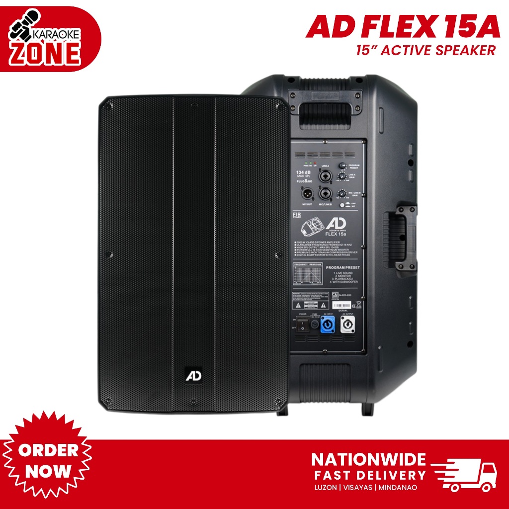 AD Flex 15A / 1000-2000w / Active Speaker / Powered Neo Driver and ...