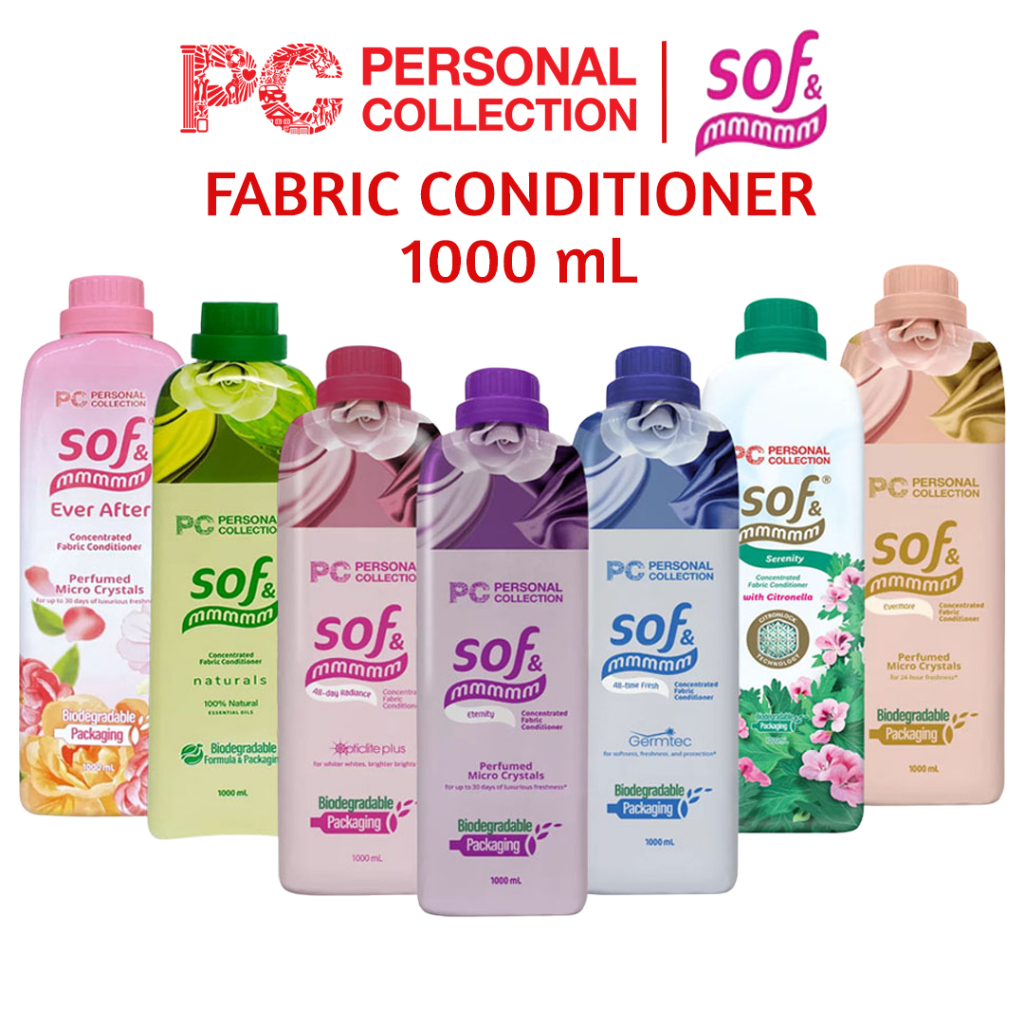 SOF & mmmmm Concentrated Fabric Conditioner 1000mL (PC Personal ...
