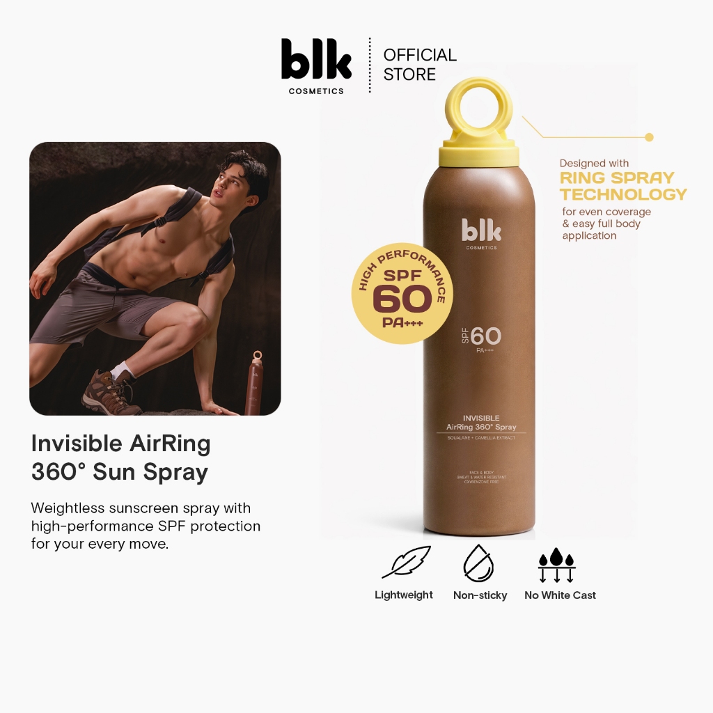 blk cosmetics airring 360° invisible spray spf 60 pa+++ (Sunscreen ...