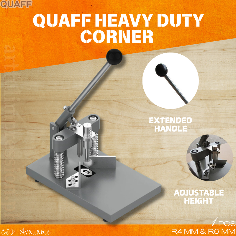 QUAFF 2in1 Heavy Duty Corner Rounder - Metal Body R4mm/R6mm For Cards ...