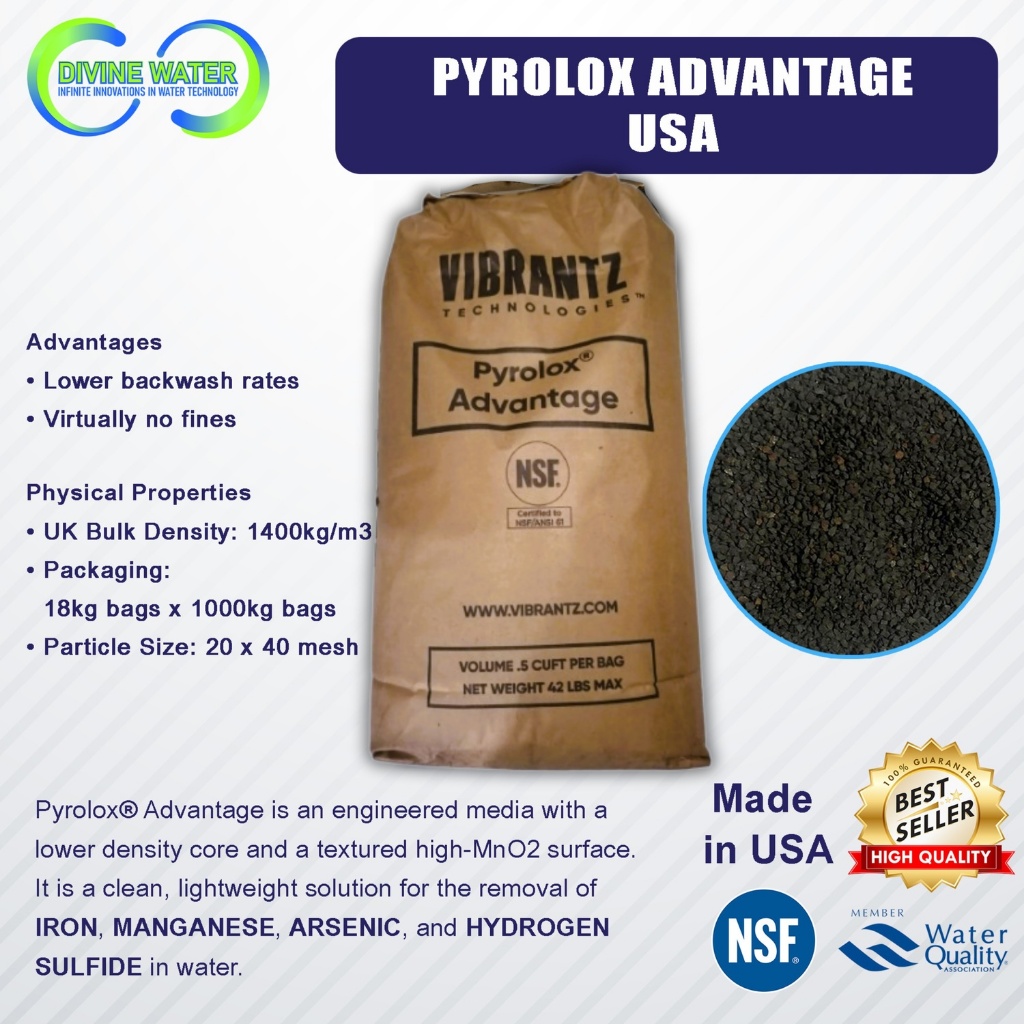 Pyrolox (Advantage) | Manganese and Iron Removal Media | Shopee Philippines