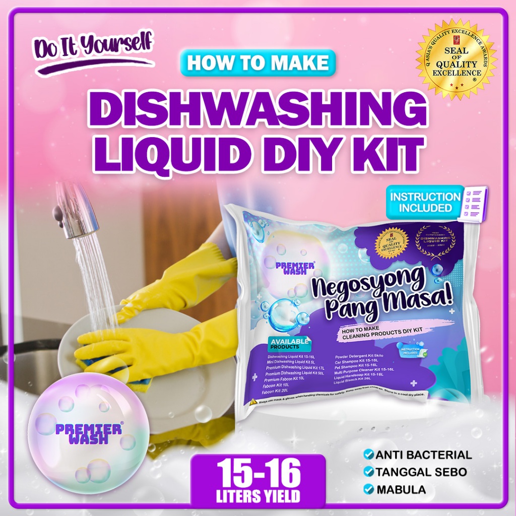 PREMIER WASH DISHWASHING LIQUID KIT | Shopee Philippines