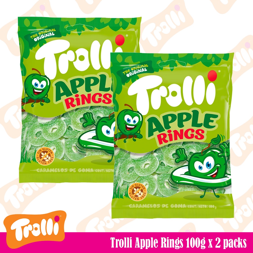 Trolli Apple Rings 100g x 2packs | Shopee Philippines