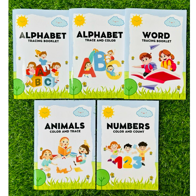 Tracing Coloring Book for Kids | Alphabet Numbers | Shopee Philippines