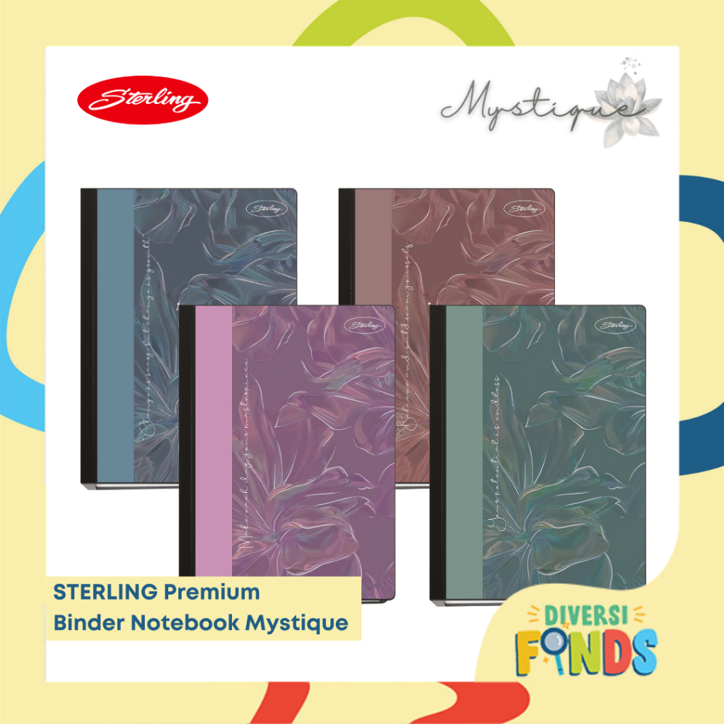 1pc Sterling Binder MYSTIQUE Premium Quality 144 leaves 6