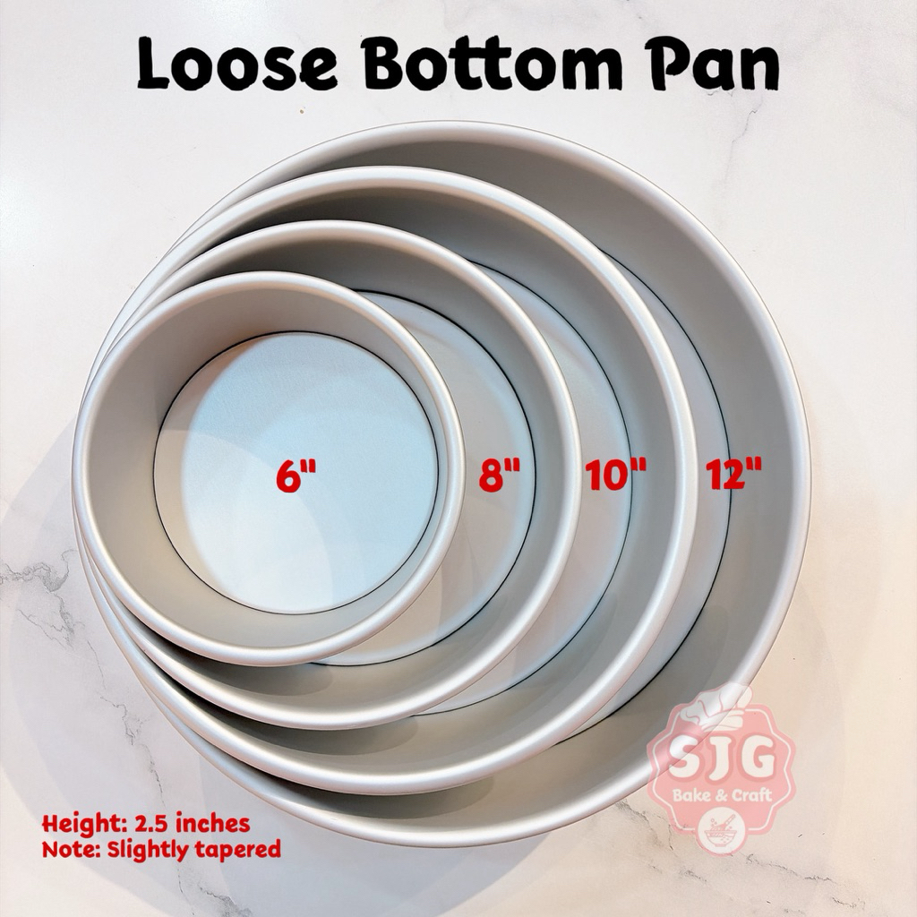 loose bottom pan baking pan round pan slightly tapered | Shopee Philippines
