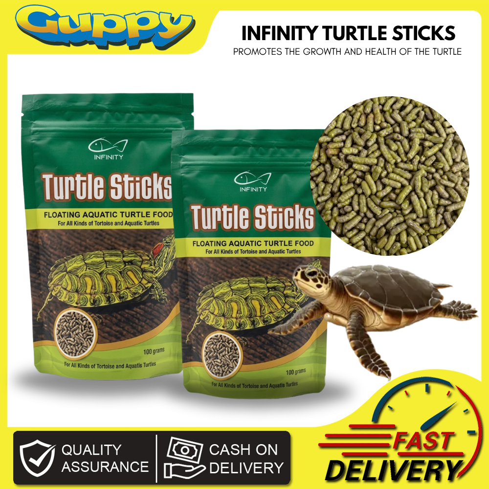Infinity Turtle Sticks 100g Floating Aquatic Turtle Tortoise Food For ...