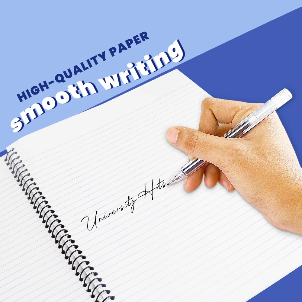10Pcs HOTS Spiral Notebook Neon Colors 80 Leaves, Smooth Lined Paper ...
