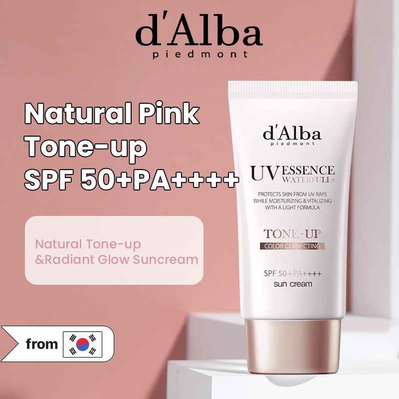 d'Alba Waterfull Tone-up Pink Sunscreen 50ml SPF 50+ PA++++ Natural ...