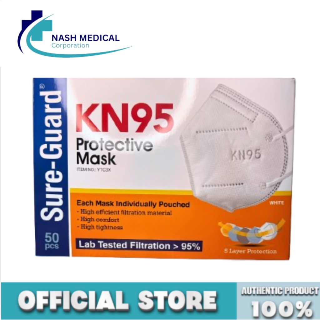KN95 Facemask Sureguard (Per Box) | Shopee Philippines