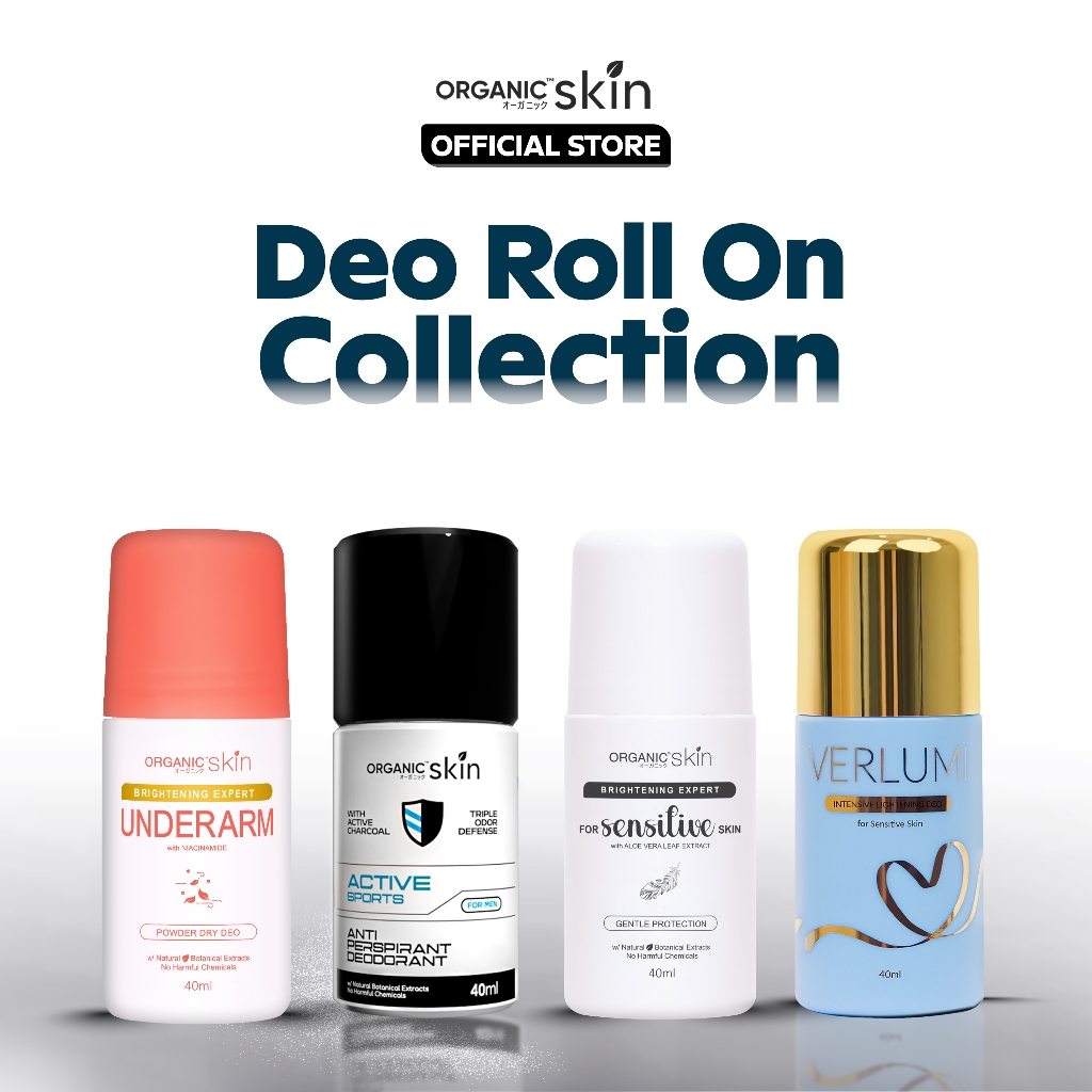 Organic Skin Japan and Verlumi Deo Roll on Collection | Shopee Philippines