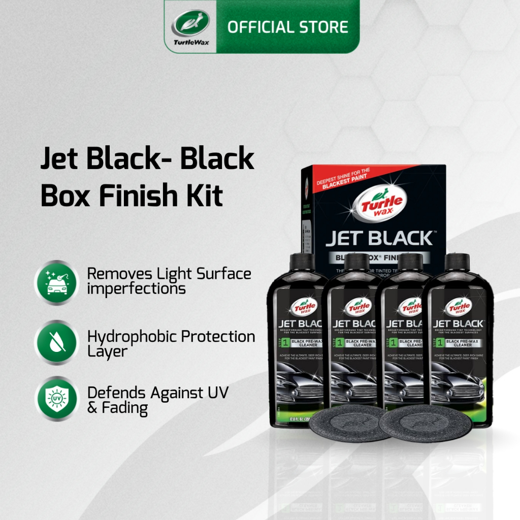 Turtle Wax Jet Black- Black Box Finish Kit T3KT | Shopee Philippines