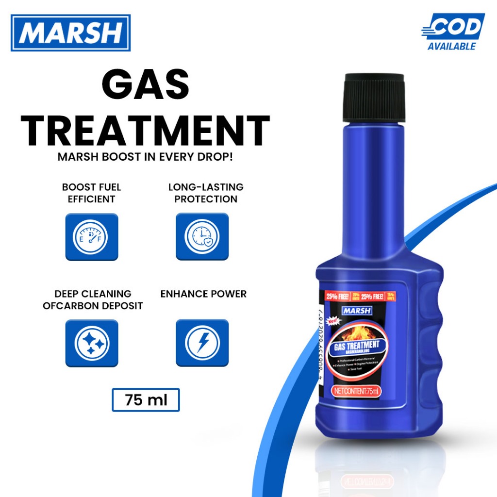 Marsh Premium Carbon Cleaner Engine Treatment Fuel Additive Boost Power ...